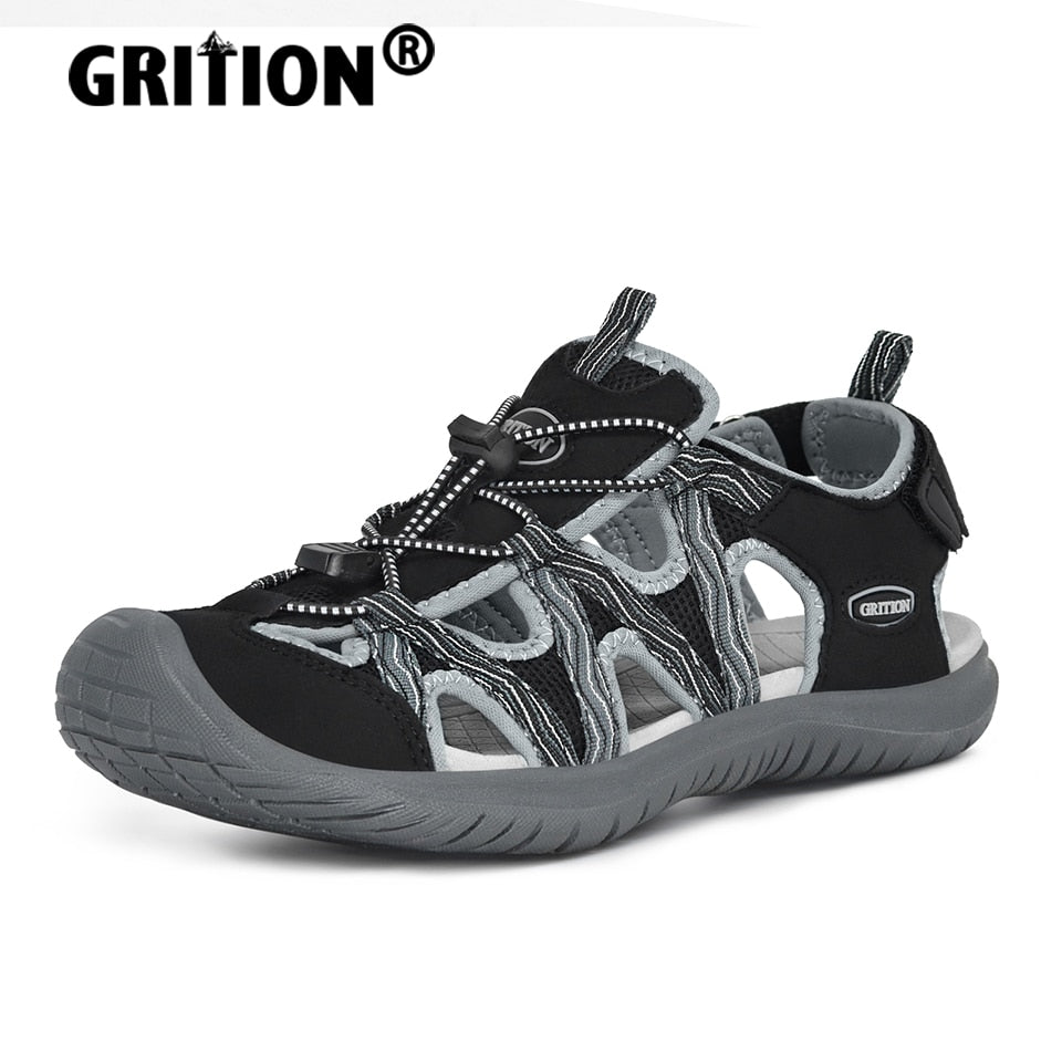 GRITION Women Outdoor Walking Sandals For Hiking Trekking Summer Ladies Sports Sandals Non-Slip