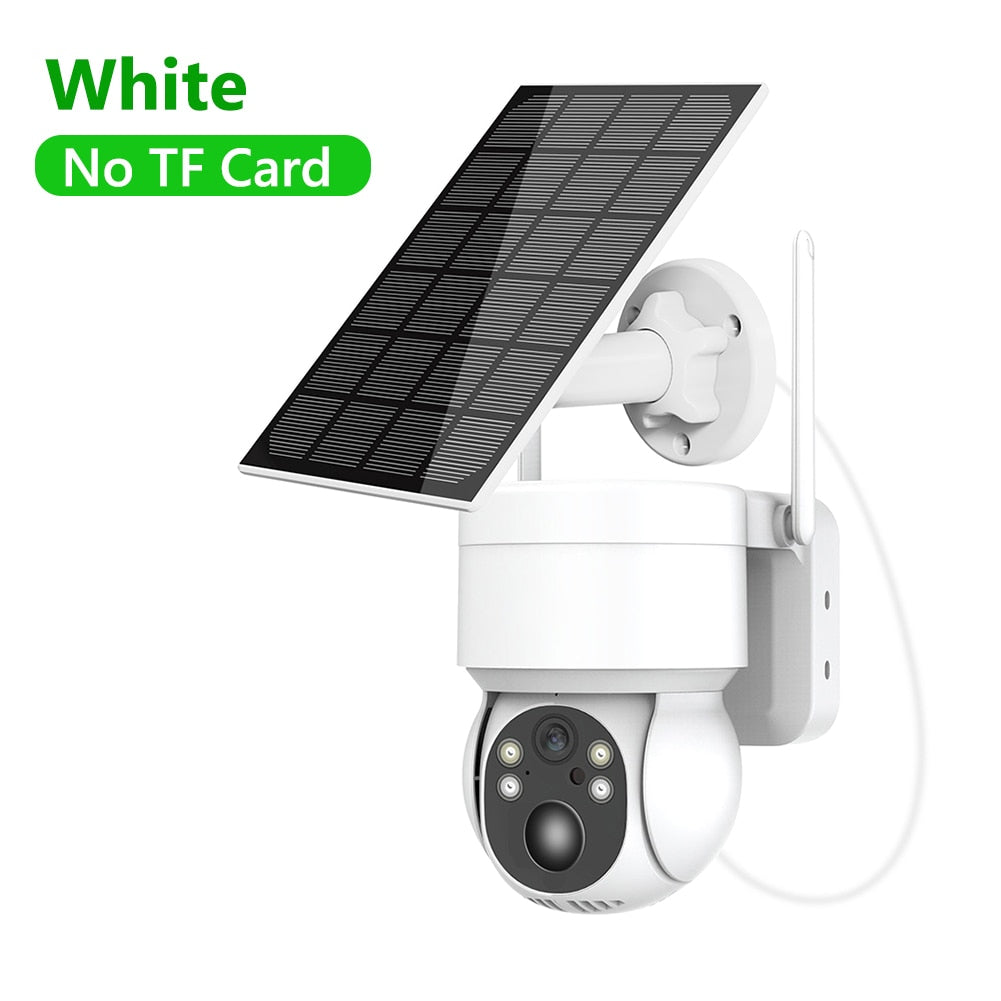 Solar Camera Wifi Outdoor 1080P PIR Human Detection Wireless Surveillance IP Cameras With Solar Panel 7200mAh Recharge Camera