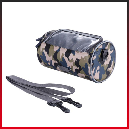 Portable Multi-function Bicycle Handlebar Bag Waterproof Touch Screen Mobile Phone Bag Scratch-resistant High-capacity