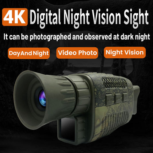 NV1000 Night Vision Device Infrared Optical Night Vision Monocular Device 9 Languages 5X Digital Zoom Photo Video Playback