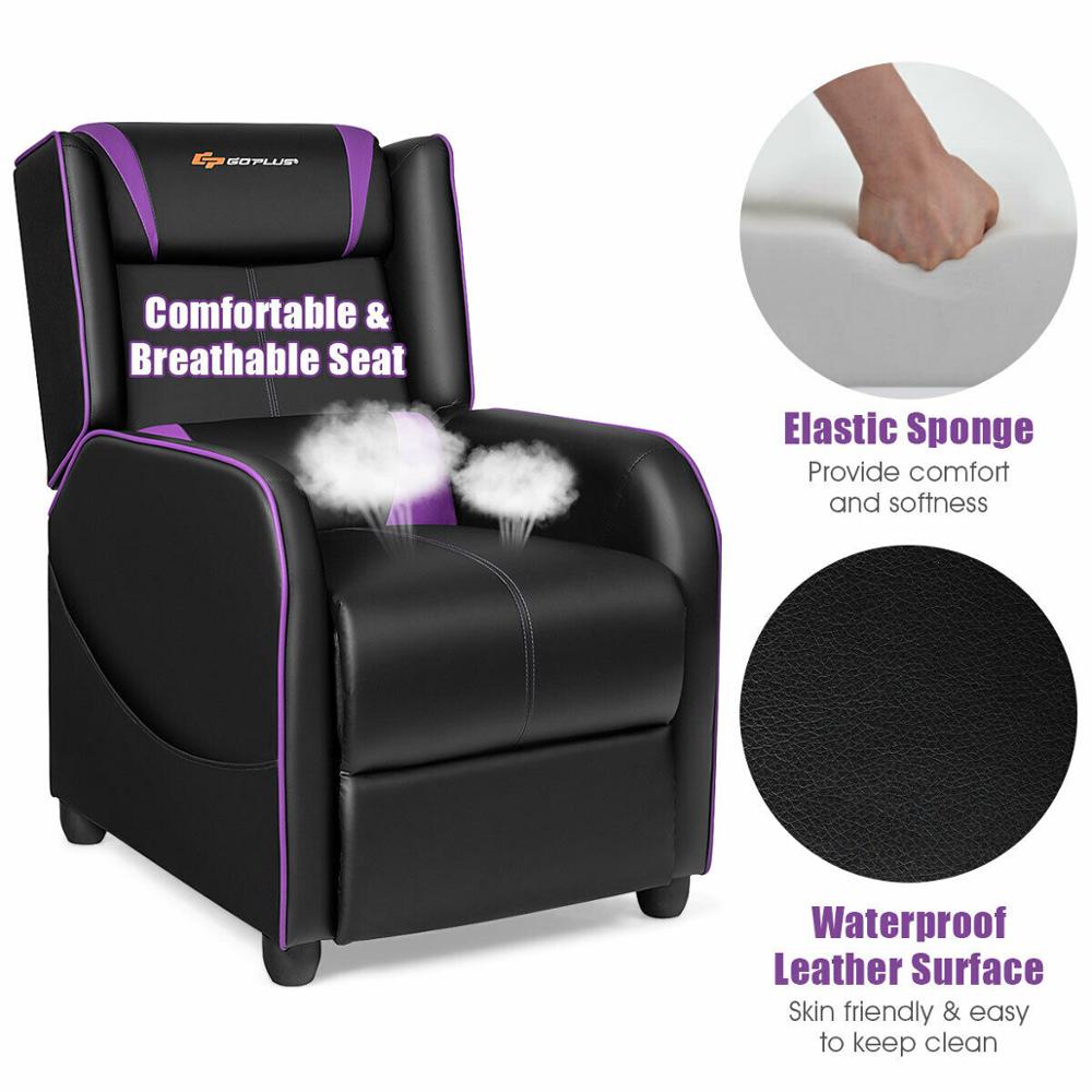 Massage Gaming Recliner Chair Single Living Room Sofa Home Theater Seat