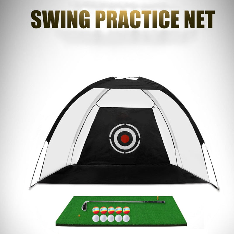 3M 2M Golf Ball Practice Training Net Gadgets Indoor Golf Exercise Hitting Target Tent Cage Garden Trainer Golf Hole